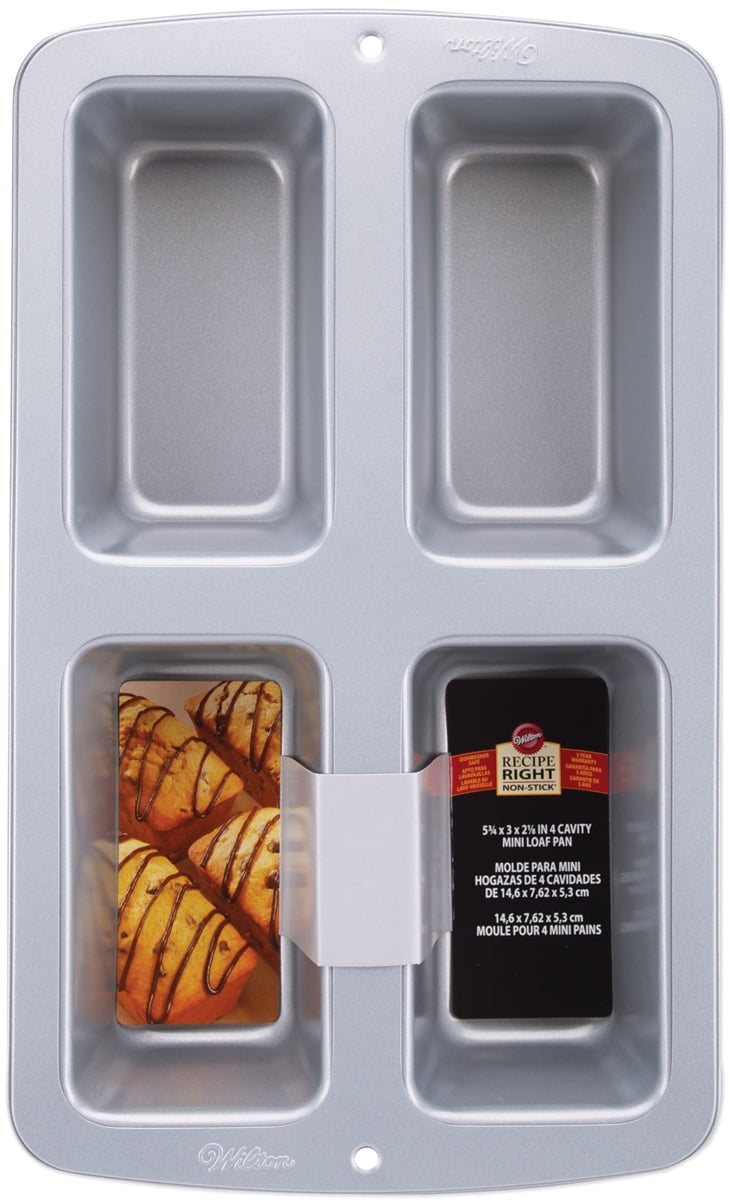 Recipe Right Mini Loaf Pan4 Cavity 3"X6"X2" Walmart Canada