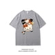 thumbnail image 1 of Camiseta de manga corta Sanrio para mujer, ropa suave de verano, Hipster, Top holgado de Hello Kitty, 1 of 6