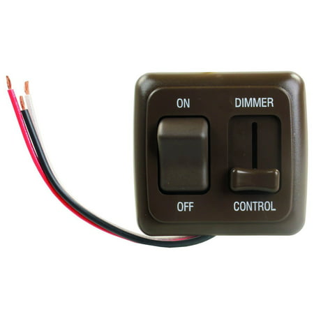JR Products 15215 Brown LED Dimmer On/Off Switch - Walmart.com