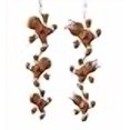 thumbnail image 3 of Kurt Adler 6" Resin Gingerbread Boy & Girl String Ornament Set, 3 of 3