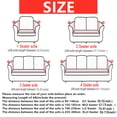 thumbnail image 2 of CUH Funda de sofá elástica en forma de L Loveseat Sillón reclinable de color sólido Funda de sofá lavable Protector de muebles para mascotas Asientos de 1/2/3/4 CUH  Color sólido, 2 of 12