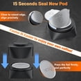 thumbnail image 4 of NESSUS Kit de Recarga para C&aacute;psulas Vertuo Reutilizables, Removedor F&aacute;cil de Tapa para Sello Vertuo, 100 PCS Tapas de Papel de Aluminio para C&aacute;psulas Nespresso Vertuo,, 4 of 6