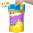 thumbnail image 7 of NiToy FlexiSand 2.2Lbs Play Sand, Never Dries Out-Fun for 3 Years and up Kids Bulk Refill for Sensory Sand Box Toys, Ideal for Shaping, Squeezing and Molding (Purple), 7 of 7