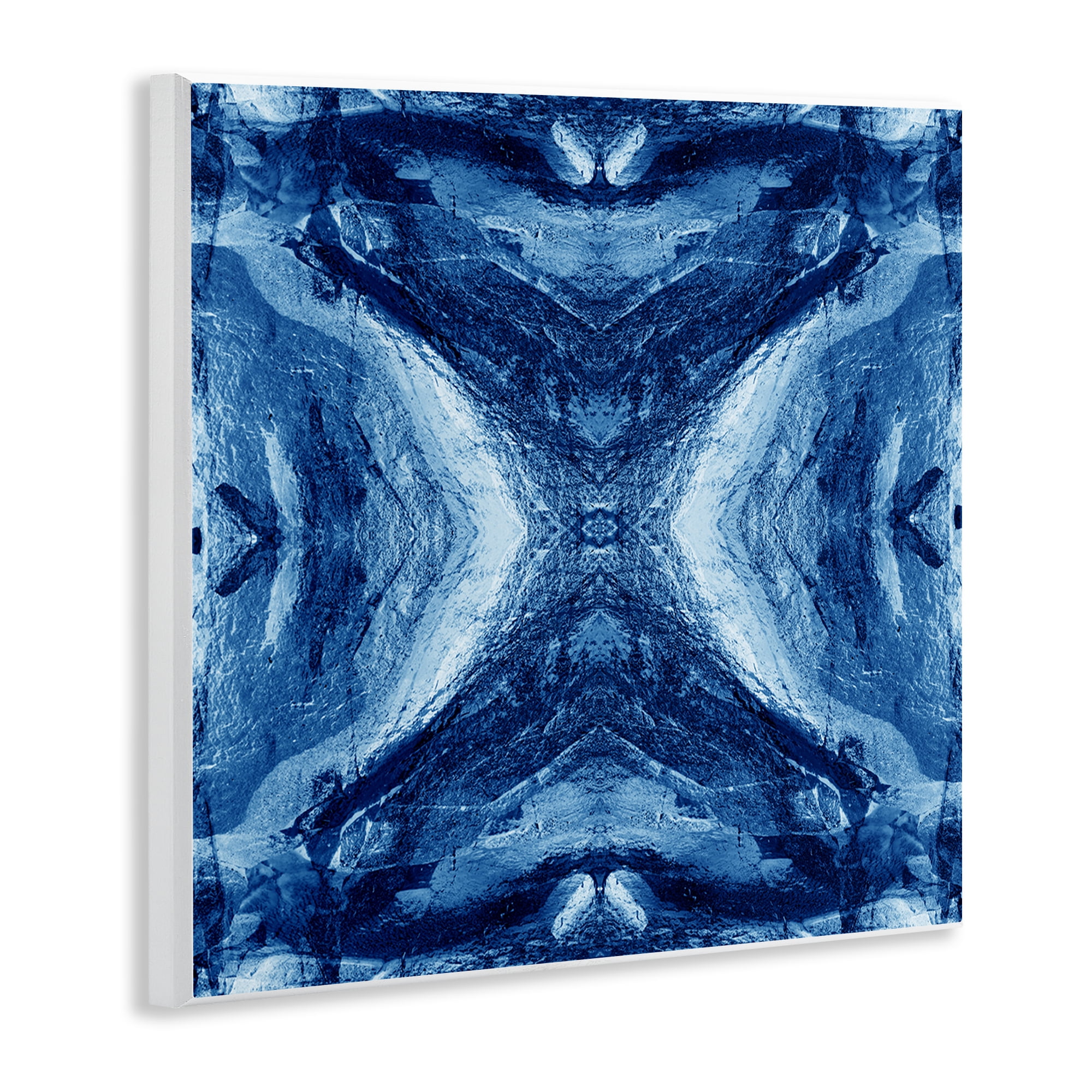 Stupell Industries Rustic Mirrored Motif Abstract Painting Unframed Art Print Wall Art, 12 x 12