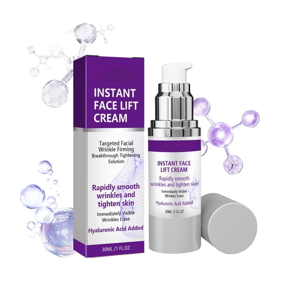 Instant Face Lift Cream, Targeted Facial Wrinkle Firming and Tightening Solution, 30ml