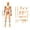 Saffron, variant on Titan 13 Action Figure, T13 Action Figure Robot, Stikbot Toys with Weapon Accessories, 3D Printed Action Figures Toys, Multi-jointed Movable Stick Bots Articulated Robot Dummy, Bot Figures
