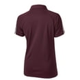 thumbnail image 6 of Sport-Tek Ladies PosiCharge Micro Mesh Colorblock Polo-M (Maroon/ White), 6 of 6