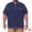 Dark Blue, variant on DARING DIVA Men's Big Tall Contrast Trim Button Down Short Sleeve Shirts XL Dark Blue