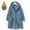 Light blue, variant on Womens Blouses Dressy Long Sleeved Hooded Neck Women Tops Dressy Casual with Pockets Solid Color Button Loose Stretchy and Flexible Plus Size Cute Pajamas Fall and Winter for Cozy Lounge