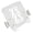 White, variant on Ciwanning Workstation Laptop Tray for Monitor Mount, 13 to 18 Inch Fit, Protective , Ventilated Steel Platform