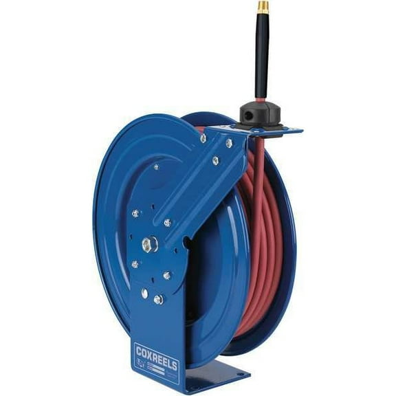 Coxreels Spring Return Hose Reel,3/8" MNPT,50 ft P-LP-350-RH-BXB