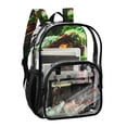thumbnail image 5 of ALAZA Clear Backpack Dinosaur with Fire PVC Transparent BookBag, 5 of 7
