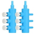thumbnail image 1 of PEACNNG 3-Way Fish Tank Air Splitter  2pcs Aquarium Oxygen Pump Adapter  Air Pipe Distributor Accessory for Efficient Oxygen Distribution, 1 of 9