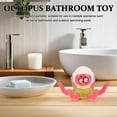 thumbnail image 2 of 1 juego de juguetes de baño con forma de pulpo para lanzar aros, juego interactivo para bebés, juguete sensorial acuático para bañarse, piscina y jugar al aire libre., 2 of 8