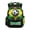 Brazil Soccer Flag Pattern, variant on FUIALDOLG Daisy & Rainbow Print Bookbag with traspirante, Side Pockets Soft Padded 17 Inch Casual Daypack for School Hiking