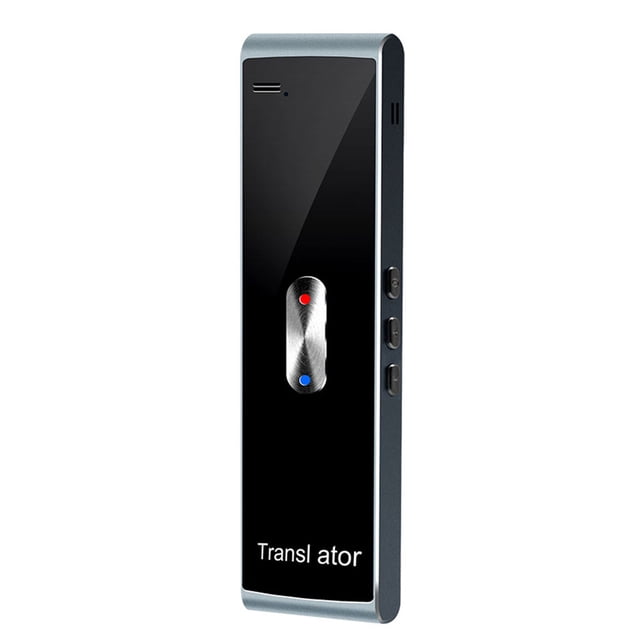 Inteprter Traductor de voz inteligente portátil Aprendizaje de viajes Reunión de negocios Mini traductor de idiomas Cambio de varios idiomas Cables de audio/vídeo gris