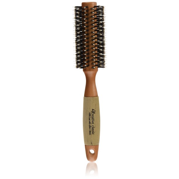 Creative Hair Brushes Classic Round Mixed Bristle, Medium, 2.4 Ounce