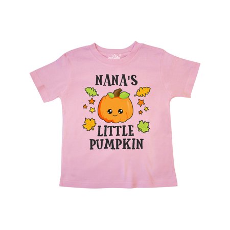 

Inktastic Nanas Little Pumpkin with Leaves and Stars Gift Toddler Boy or Toddler Girl T-Shirt