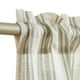 thumbnail image 5 of Cortinas de cocina Jinchan de lino a rayas, 60 cm, color verde salvia, 2 paneles, 5 of 9