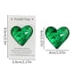 thumbnail image 4 of Tarjeta de felicitación de abrazo de bolsillo de corazón de vidrio, suministros de regalos de moda, invitaciones de boda, decoración de abrazo pequeño, tarjeta de corazón de vidrio, 4 of 4