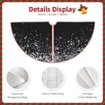 thumbnail image 5 of Bingfone Christmas Tree Skirt Mat Christmas Decoration Interior 36"-Silver Glitter1, 5 of 8