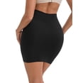 thumbnail image 3 of INSPIRE CHIC Women's Underskirts High Waist Tummy Control Half Slip with Butt Lifter Shaper Shorts XL Black, 3 of 6