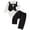 Black, variant on Suit For Boys Boys Wedding Guest Outfit Baby Boys Pants Sets, Infant Toddler Gentleman Outfits AG,0-3 Months