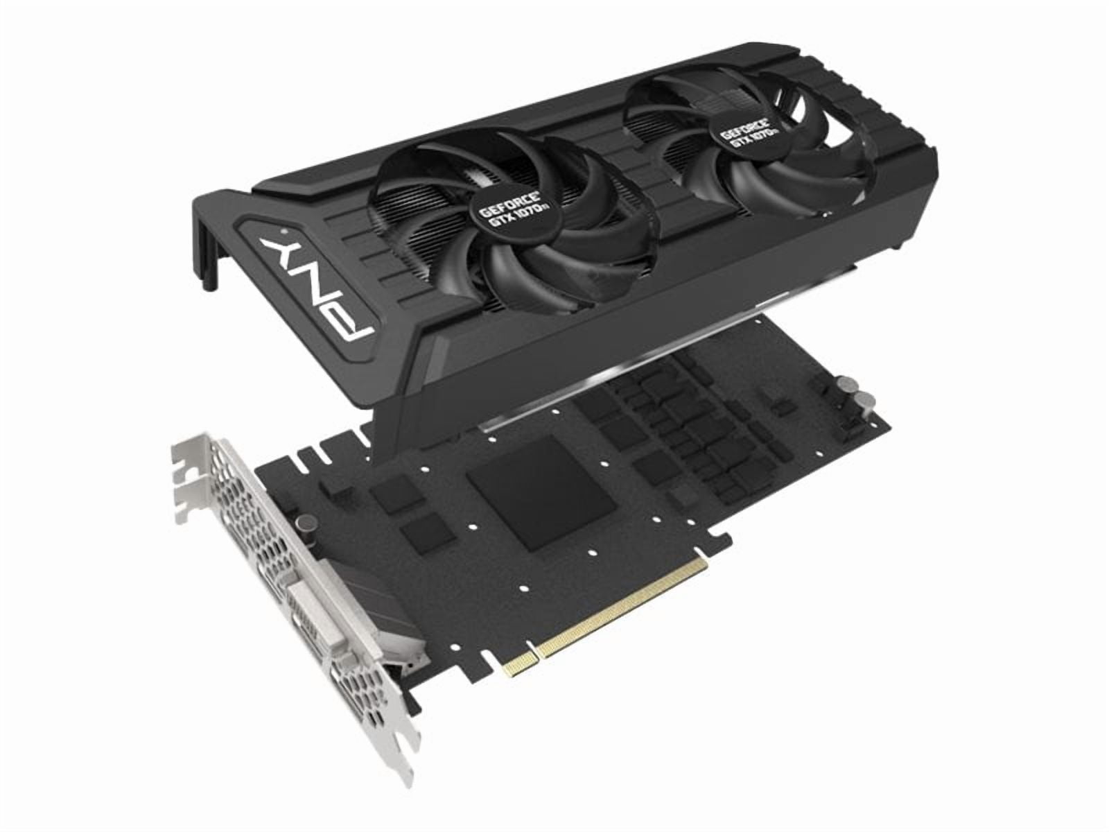 PNY GeForce GTX 1070 Ti Dual Fan 8GB GDDR5 Graphics Card - Walmart.com