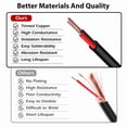 thumbnail image 6 of 33Ft Dc Power Extension Cable Extension Cord 2.1Mm*5.5Mm For Cctv Camera Nvr, 6 of 6