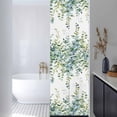 thumbnail image 3 of Eucalyptus Green Window Privacy Film, Gradient Leaves Retro Watercolor Plant Static Cling UV Sun Blocking Heat Control Window Tint, Non-Adhesive One Way Windows Privacy Cover 17.7''x78.7'', 3 of 7