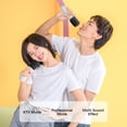 thumbnail image 4 of Portable Microphone & Sound Box Set Mini Karaoke Machine BT Speaker with 2 Microphones Home, 4 of 8