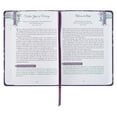 thumbnail image 3 of A Journey with Jesus 365 Devotions for Women, Purple Floral Faux Leather Flexcover, 3 of 6