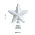 thumbnail image 3 of Hometravel Christmas Tree Topper Star, Five-Point Star Tree Top Decoration, Shining Holiday Party Decor for Home Christmas Tree, 3 of 6