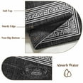 thumbnail image 6 of Round Rugs 4Ft, Black Retro Greek Key Round Area Rug Washable Indoor Throw Carpet, Greece Ancient Rustic Geometric Soft Non Slip Circle Rug for Kitchen Nursery Room Home Decor Aesthetic, 6 of 8