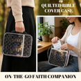 thumbnail image 4 of ZUXONGSY Crow Stained Glass Print Bible Cover Case for Women Portable Bible Carrier Large Handbag with Pen Slots Scripture Bag for Study, 4 of 7