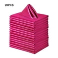 thumbnail image 3 of Redempat 20pack/lot Soft And Comfortable Table Napkins Made Of Polyester Wide Application Rose Red, 3 of 6