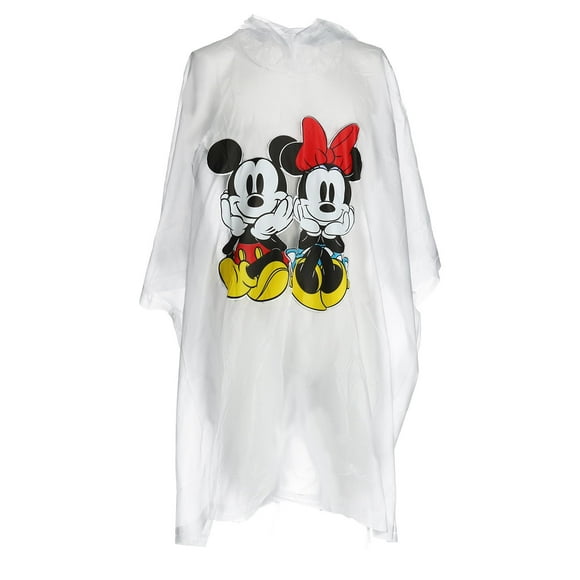 Disney Kid's Mickey and Minnie Mouse Rain Poncho