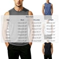 thumbnail image 4 of Men's Summer Quick Dry Tank Top Muscle Singlet Crewneck Loose Fit Breathable Moisture Wicking Cooling Sports Gym Workout Training Casual Tops Sleeveless Shirt Essential | JASKFLY,Black L, 4 of 6
