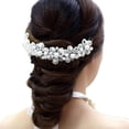 thumbnail image 2 of Accessoires de Cheveux de Mariage Robe de Mariée Perle de Cheveux Cristal Coiffe de Mariée à la Main Accessoires de Robe de Mariée, 2 of 9