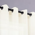 thumbnail image 3 of Cortinas Koufall, color marfil, 213 cm de largo x 132 cm de ancho, 2 paneles, 3 of 7