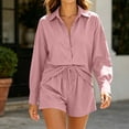 thumbnail image 7 of Bixock Maternity Pants,Womens Over The Belly Pants,Women's Maternity Clothing Two-piece Loose Striped Off Shoulder Shirt Top Shorts Set, 7 of 7