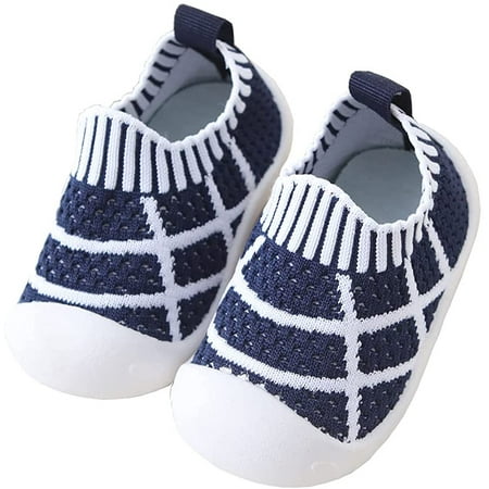 

Unsex Baby First Walking Shoes boy Girl Infant No-Sliper Lightweight Sneakers 6 12 18 24 36 Months Toddler Protect Toes Sock Shoes