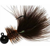 Hawken WB11610 Woolly Bugger Jig 1/16 oz, Brown/Black