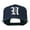 Navy, variant on Old English U Embroidered Flat Bill Cap - Navy OSFM