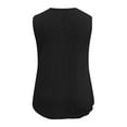 thumbnail image 4 of JDEFEG Basic Camisoles Womens Plus Size Plus Size Trim V Neck Sleeveless Women's Tank Top Basic Tank Shirt Camisole Tops for Women Built in Bra Black Size Xxxl, 4 of 5