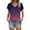501_Purple, variant on V Neck T Shirts for Women Summer Daily Casual Short Sleeve Tops Blouses Loose Fit Shirt Short Sleeve Shirts for Women Pink