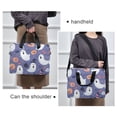 thumbnail image 6 of FORMRS 16" Laptop Bag Carrying Sleeve Case with Handle Travel Shoulder Briefcase, Blue Cute Halloween, 6 of 8