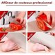 thumbnail image 5 of Professional Kitchen Knife Sharpener 2 in 1 Manual Sharpener for Stainless Steel and Ceramic Knives of All Sizes, Black Non-Slip Base, 1pcs, 5 of 5