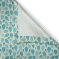 thumbnail image 4 of Ambesonne Blue Valance Pack of 2, Raindrop Like Aquatic Motifs, 54"X12", Turquoise and Eggshell, 4 of 5