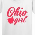 thumbnail image 4 of Inktastic Ohio Girl Cursive Pink Youth T-Shirt, 4 of 5